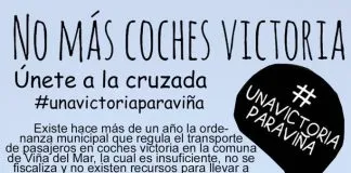 #VALPARAISO Realizarán marcha contra los coches de victoria este sábado en Viña del Mar