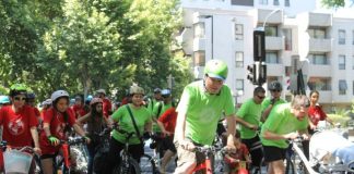 #SANTIAGO Hacen primera cicletada por el clima realizada en el contexto de la COP21