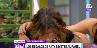 Katherine Salosny se emociona por regalo de navidad en pleno matinal