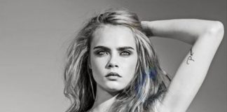 Modelo Care Delevingne posa para campaña pro animal