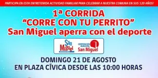 #Santiago “Corre con tu perrito”, la primera corrida familiar con mascotas de la Comuna de San Miguel