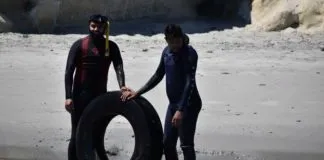 #ANTOFAGASTA Desde neumáticos hasta botellas de plástico fueron retirados del mar en Mejillones