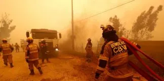 #VALPARAISO Ordenan evacuación de personas ante avance incesante de incendio forestal en Quilpué