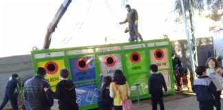 Con la instalación de puntos limpios, se inició campaña de reciclaje en 10 colegios de Curicó