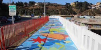 Inauguran mural interactivo en Valparaíso que permite conocer especies marinas con una app