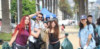500 voluntarios recolectaron 1,5 toneladas de residuos en Valparaíso