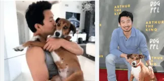 Simu Liu cuenta como adoptó a Chopa durante el rodaje de “Arthur, the King”