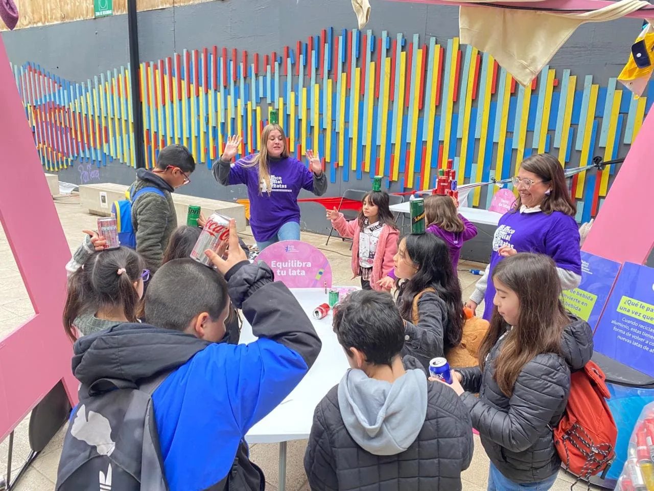 El Banco Social de Latas marcó presencia en el Festival Aprender 2024