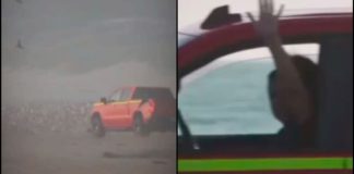 Dictan arresto domiciliario total contra imputado de matar aves en la Playa de Ritoque, al ingresar a ella con su camioneta