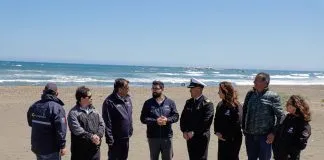 Realizan visita inspectiva a playa de Ritoque, tras denuncias de ingreso de vehículos motorizados